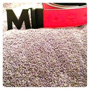 MCM VIVA RED Belt with black hardware